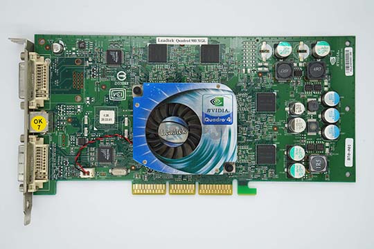 丽台Winfast Quadro 4 980 XGL 128MB显示卡（nVIDIA NV28GL芯片）